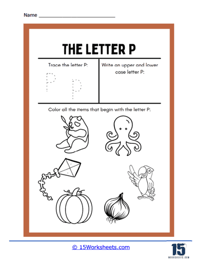 Lots To P-Do Worksheet