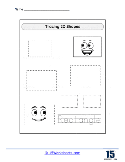 Rectangle Thoughts Worksheet