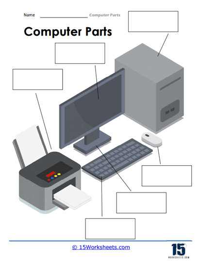 Computer Parts! Diagram