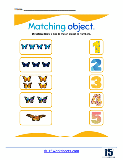 Butterfly Wings Worksheet