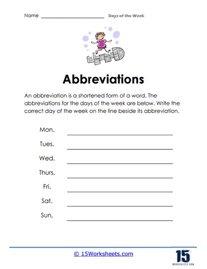 Learn The Abbreviations