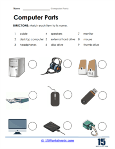 Computer Parts Worksheets - 15 Worksheets.com