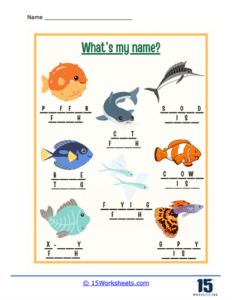 Ocean Animals Worksheets - 15 Worksheets.com