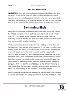 Did You Hear About Worksheets - 15 Worksheets.com