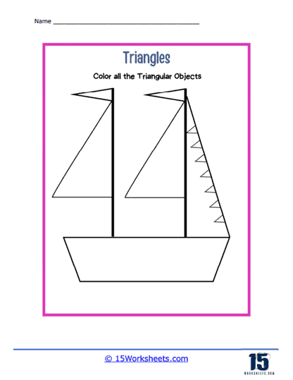 Sailing Objects Worksheet