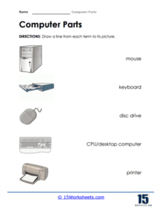 Computer Parts Worksheets - 15 Worksheets.com