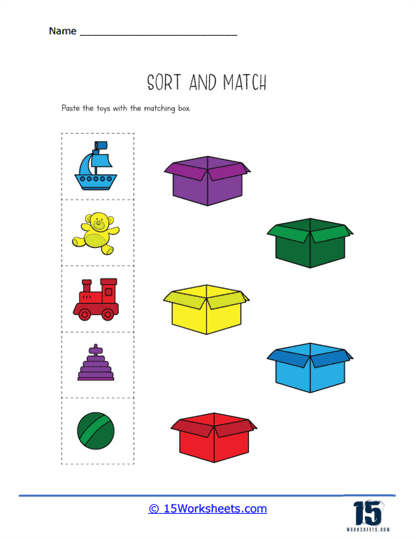 Boxes of Toys Worksheet
