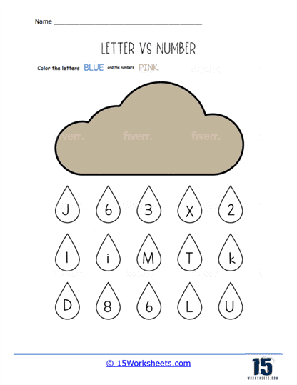 Raindrop Riddles Worksheet