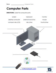 Computer Parts Worksheets - 15 Worksheets.com