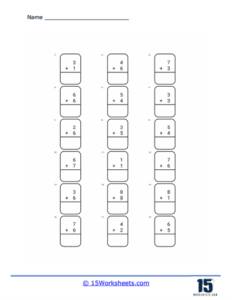 Single Digit Addition Worksheets - 15 Worksheets.com