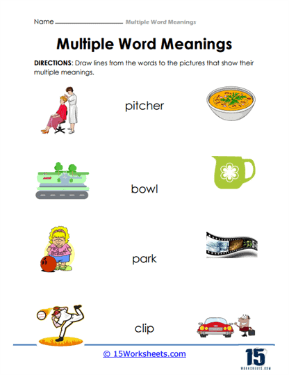 Multiple Word Meanings #1