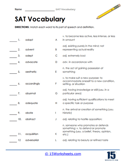 Commonly Confused Words Vocabulary Quiz, Vol. 2