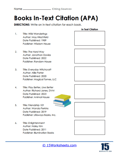 Books In-Text Citation (APA)