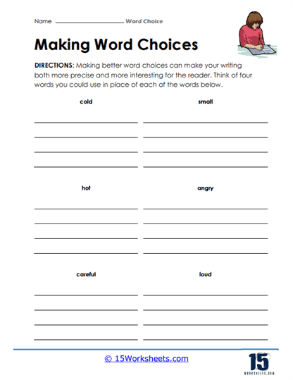 Word Choices #1