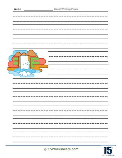 Lined Writing Paper #1