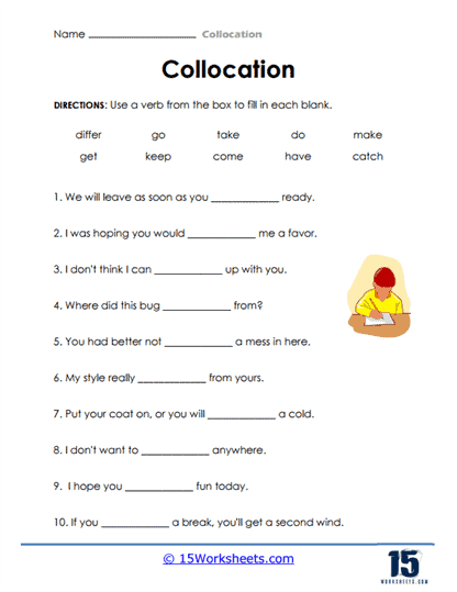Collocation Worksheets