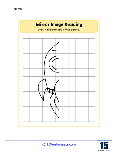 mirror image drawing
