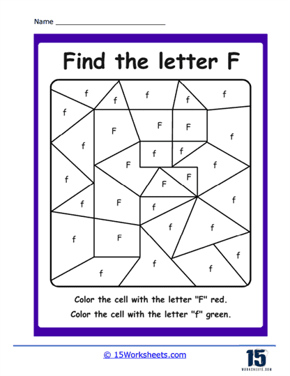 Coloring Puzzle Worksheet