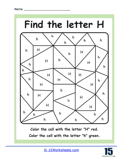 Matrix H Puzzle Worksheet