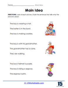 Main Ideas Worksheets Worksheets Com