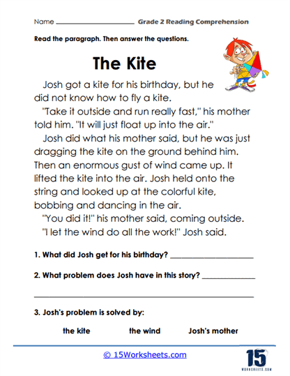 Story online exercise for grade 2