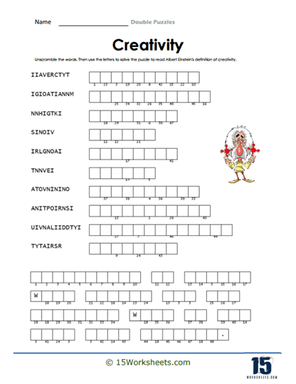 Double Puzzle Worksheets
