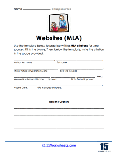 Websites (MLA)