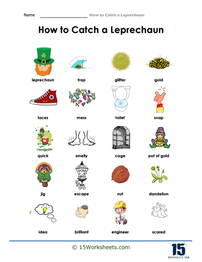 How to Catch a Leprechaun Worksheets