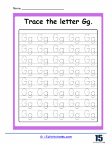 Letter G Worksheets - 15 Worksheets.com