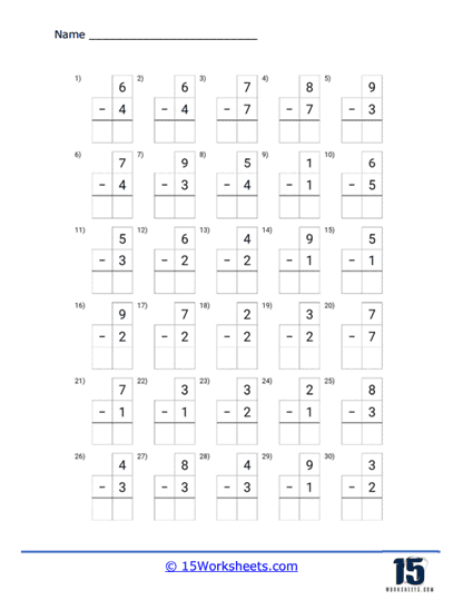 Grid Style Differences Worksheet