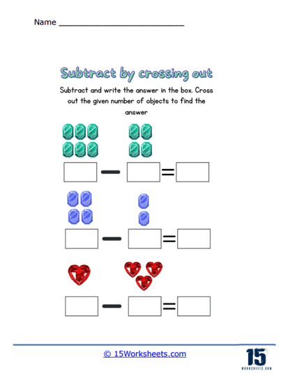Paced Subtraction Worksheet
