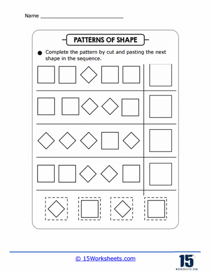 Cut and Pace Worksheet