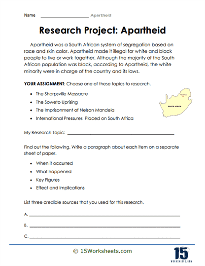 Apartheid Research Project