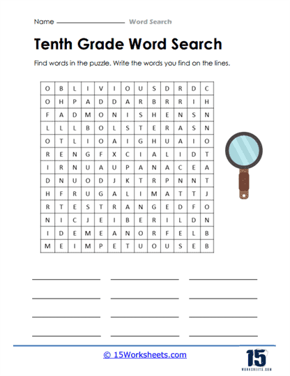 Word Searches #11