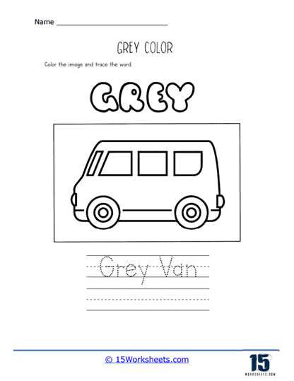 Grey Van Worksheet