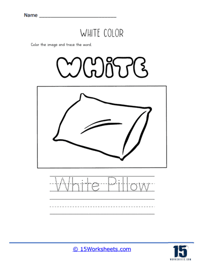 Pillow Worksheet