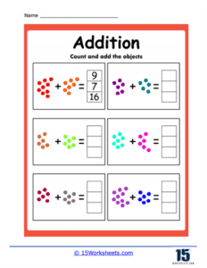 Adding Objects Worksheets - 15 Worksheets.com