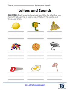 Letters and Sounds Worksheets | Phonics Skills - 15 Worksheets.com