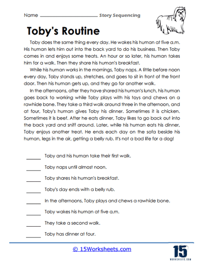Toby's Routine