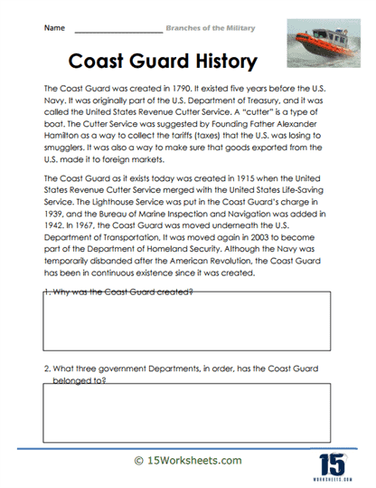 Coast Guard History