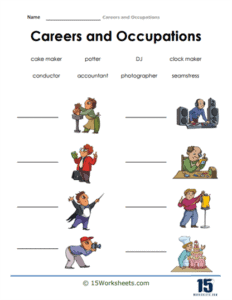 Careers and Occupations Worksheets - 15 Worksheets.com