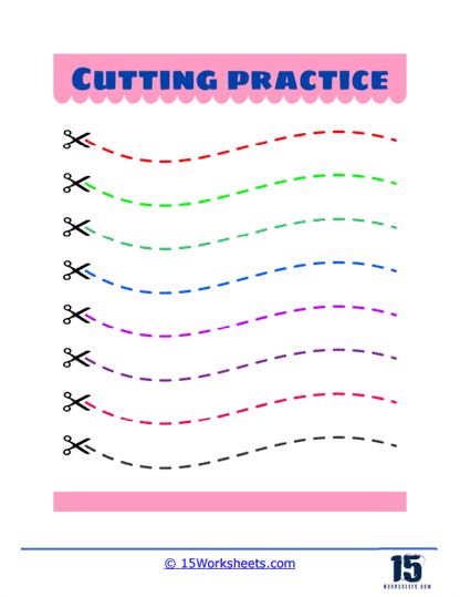 Cutting Practice Worksheets - 15 Worksheets.com