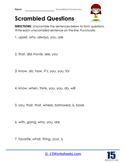 Scrambled Sentences #12