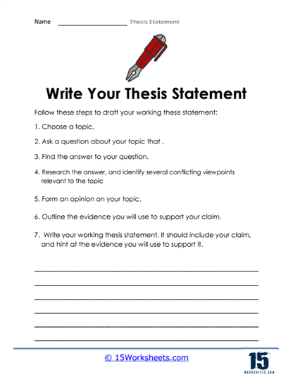 Thesis Statements #12