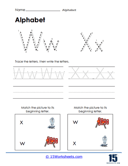 Wolf and Xylophone Worksheet