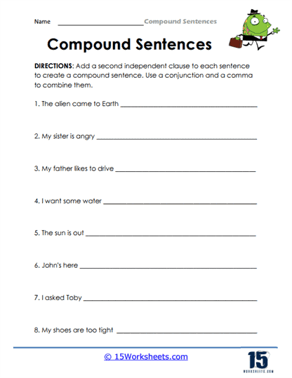 Compound Sentences #13