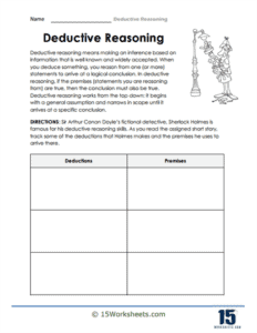 Deductive Reasoning Worksheets - 15 Worksheets.com