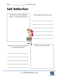 Self Reflection Worksheets - 15 Worksheets.com