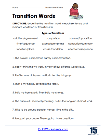 Transition Words #13