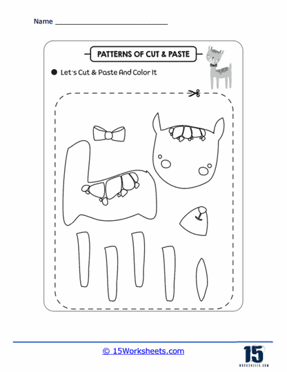 Reindeer Patterns Worksheet